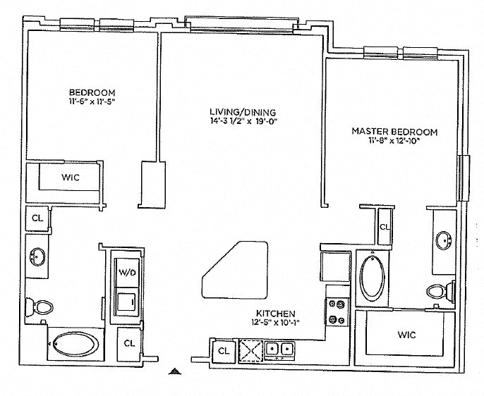 New Orleans Large Two Bedroom Apartment For Rent Mid City